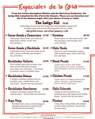 Menu photo 7 The Latigo Kid Agoura Hills, CA