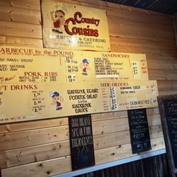 Country Cousins Barbecue - Menu 7/23