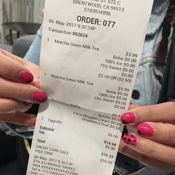 TeaZenTea - But 2 get 1 free off Green menu.. AND first time topping free! LEEEGIT. Let's hope this place stays around! #ILOVEBOBA - Coffee & Tea Near Me - Brentwood, California TeaZenTea - But 2 get 1 free off Green menu.. AND first time topping free! LEEEGIT. Let's hope this place stays around! #ILOVEBOBA - Coffee & Tea Near Me - Brentwood, California