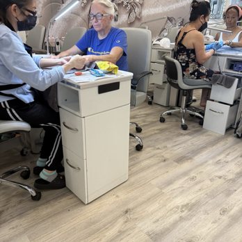 Fancy Nails Lounge - My mom never does anything for herself and getting to see her enjoy a basic manicure was priceless - Nail Salons Near Me - Pinole, California