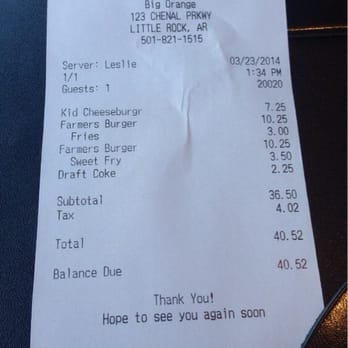 Big Orange | West Little Rock - Overpriced food - Burgers Near Me - Little Rock, Arkansas