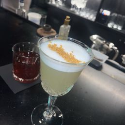 Old fashioned and bees knees