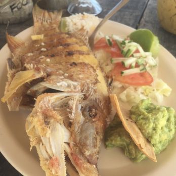 Freedom in Paradise - Whole fried fish - Beach Bars Near Me - Cozumel, ROO