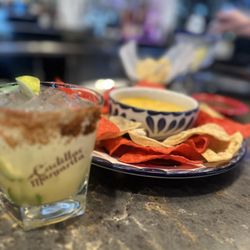 Chevys Fresh Mex - Jalapeño Cucumber Margarita and Queso
