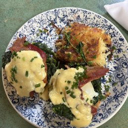 Cheddar Herb Biscuit Benedict
