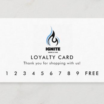 Ignite Smoke & Vape - Join our Loyalty Program today! - Tobacco Shops Near Me - Mesa, Arizona