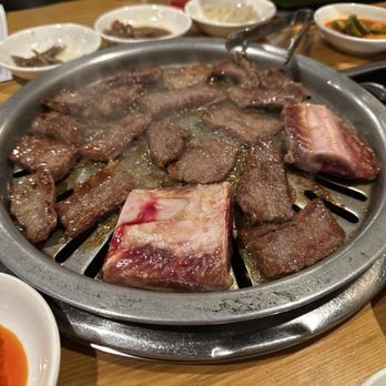 Yellow Cow Korean BBQ Restaurant - Galbi Marinated beef rib - Korean Near Me - Gardena, California