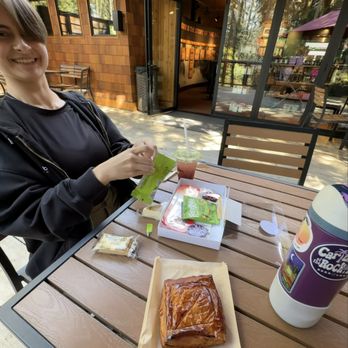 Salish Lodge & Spa - Outside eating area and flaky ham & cheese croissant - Gift Shops Near Me - Snoqualmie, Washington Salish Lodge & Spa - Outside eating area and flaky ham & cheese croissant - Gift Shops Near Me - Snoqualmie, Washington