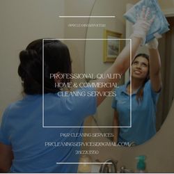 P&R Cleaning Services - Your Clean, Our Commitment.