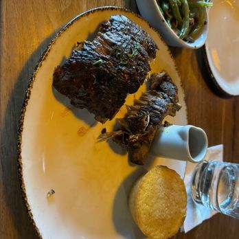 Haywire - Half of the (dry) ribs and green beans. I split with another. - New American Near Me - Plano, Texas Haywire - Half of the (dry) ribs and green beans. I split with another. - New American Near Me - Plano, Texas