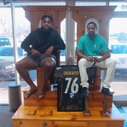 College Cutz - My boy chuks from the Steelers. Came home to get crispy!!#76