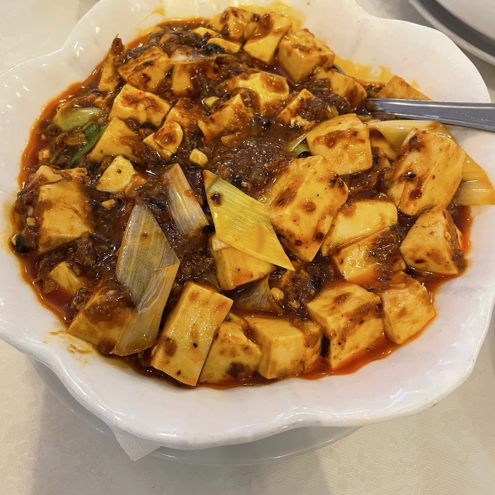 Sichuan House - Mapo V10. Ma Po Tofu with Ground Beef - 麻婆豆腐 - Szechuan Near Me - Johns Creek, Georgia