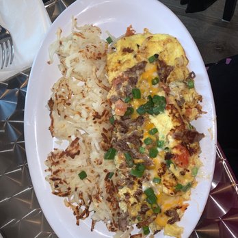 Scrambled - Western Omelette with Hasbrowns - Breakfast & Brunch Near Me - Layton, Utah