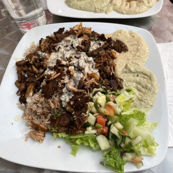 Zaad - Amsterdam Ave - Beef Shawarma Platter - Falafel Near Me - New York, New York