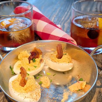 Salt + Smoke - Bacon deviled eggs - Barbeque Near Me - St. Louis, Missouri Salt + Smoke - Bacon deviled eggs - Barbeque Near Me - St. Louis, Missouri