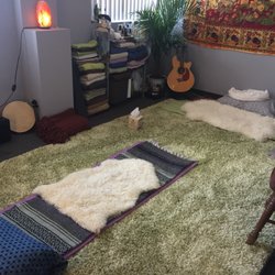 Island Massage Therapy - Set up for a private Kundalini Yoga class