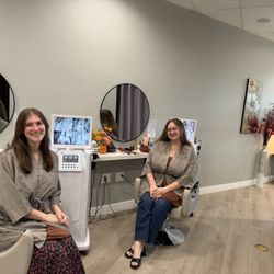 HG Hair & Scalp Spa - In the back after the treatment, seeing our results.