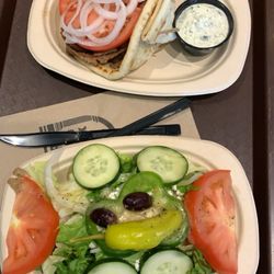 Mr. Gyros Greek Food & Pastry - Special: gyro and side Greek salad
