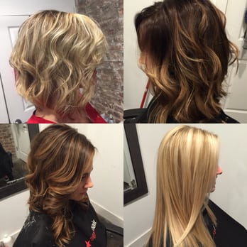 Cheveux Salon - From cool blonde tones to rich chocolate balayage - a blend of my services. - Hair Salons Near Me - Danville, Virginia Cheveux Salon - From cool blonde tones to rich chocolate balayage - a blend of my services. - Hair Salons Near Me - Danville, Virginia