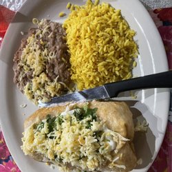 Valentina’s Mexican Grill - Chimichanga Campechana special