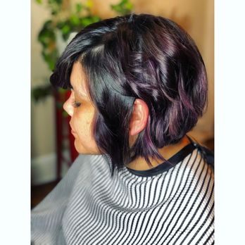 K. Loren Hair Studio - Purple highlights - Hair Salons Near Me - Ardmore, Pennsylvania K. Loren Hair Studio - Purple highlights - Hair Salons Near Me - Ardmore, Pennsylvania