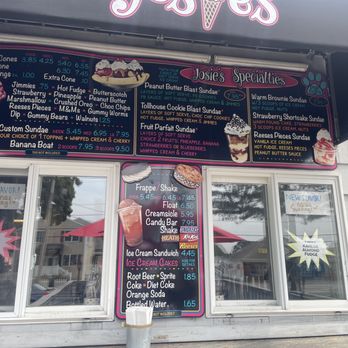 Josie's Ice Cream - Menu - Ice Cream & Frozen Yogurt Near Me - Cumberland, Rhode Island