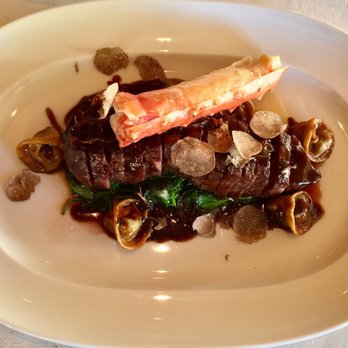 Michael Mina - Wagyu NY Strip with side of King Crab. - New American Near Me - Las Vegas, Nevada