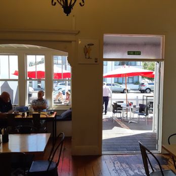 Raffles Street Cafe - Looking out to courtyard - Cafes Near Me - Napier, HKB Raffles Street Cafe - Looking out to courtyard - Cafes Near Me - Napier, HKB
