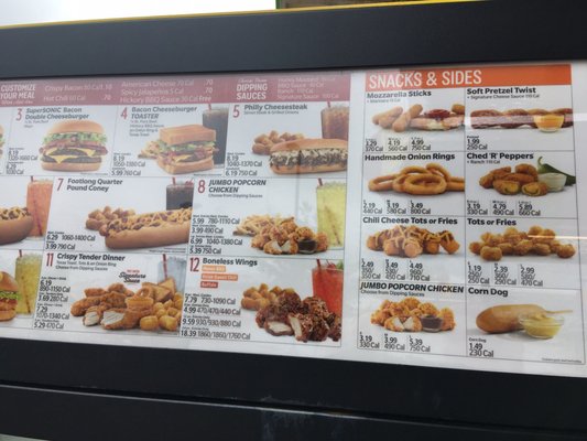 Menu photo 3 Sonic Drive-In Bridgeville, PA