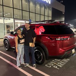 Our new purchase! Red Nissan Pathfinder Rock Creek. Our new purchase! Red Nissan Pathfinder Rock Creek.