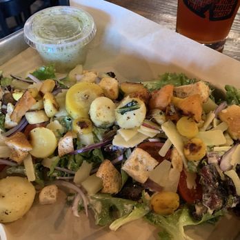 Fat Pants - Pineapple Caesar salad with root vegetables - Brewpubs Near Me - Eden Prairie, Minnesota