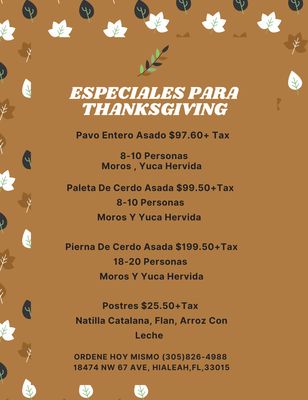 Menu photo 1 Ciboney Cuban Restaurant Miami Lakes, FL Menu photo 1 Ciboney Cuban Restaurant Miami Lakes, FL