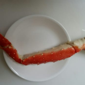 FishEx - Now that's what I call a real Alaskan Red King Crab leg. - Seafood Markets Near Me - Anchorage, Alaska FishEx - Now that's what I call a real Alaskan Red King Crab leg. - Seafood Markets Near Me - Anchorage, Alaska