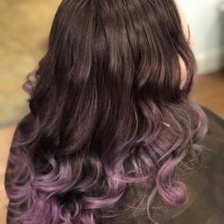 Hair Done Right by Tiffany - Purple balayage fashion color