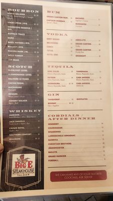 Menu photo 7 Big E Spaghetti Western Italian Cuisine Grand Canyon, AZ Menu photo 7 Big E Spaghetti Western Italian Cuisine Grand Canyon, AZ