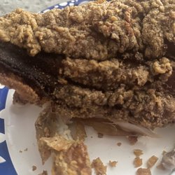 Lucille's Eatery - Burned fish