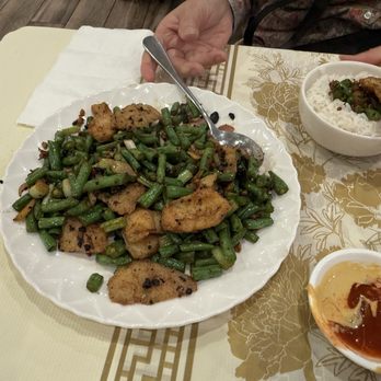 Golden Hot Pot King - Grouper with string beans Lunch special - Seafood Near Me - Queens, New York Golden Hot Pot King - Grouper with string beans Lunch special - Seafood Near Me - Queens, New York