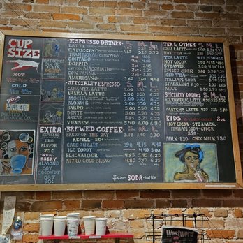 The Bardo Coffee House - Current menu on chalkboard - Coffee & Tea Near Me - Denver, Colorado The Bardo Coffee House - Current menu on chalkboard - Coffee & Tea Near Me - Denver, Colorado