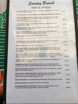 Menu photo 8 Last Concert Cafe Houston, TX