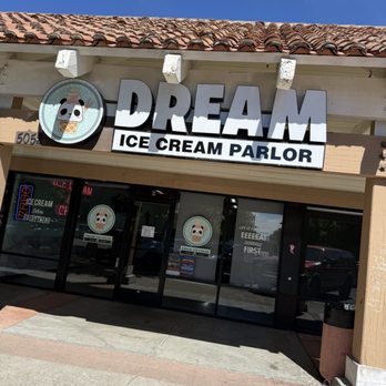 Dream Ice Cream Parlor - Exterior of the building - Desserts Near Me - Stockton, California Dream Ice Cream Parlor - Exterior of the building - Desserts Near Me - Stockton, California