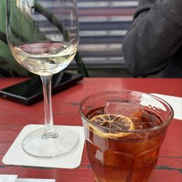 HH white wine (partially finished) & vieux carré
