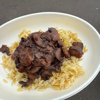 Knott's Berry Farm - Boysenberry Sauteed Mushrooms with Creamy Vegetarian Orzo - Amusement Parks Near Me - Buena Park, California Knott's Berry Farm - Boysenberry Sauteed Mushrooms with Creamy Vegetarian Orzo - Amusement Parks Near Me - Buena Park, California