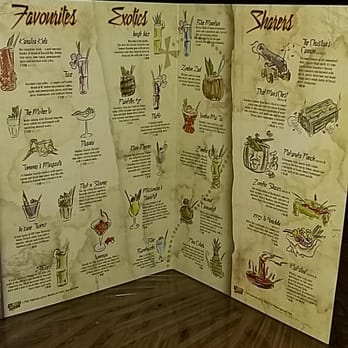 Kanaloa - Polynesian themed cocktail menu - Bars Near Me - London, XGL