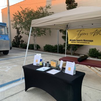 Tyson Athletics - Ivanhoe Brewery setup - Massage Therapy Near Me - Keystone Heights, Florida