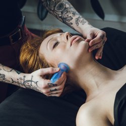 Wren McLean Massage + Bodywork - Face cupping for sinus relief and TMJ disorder.