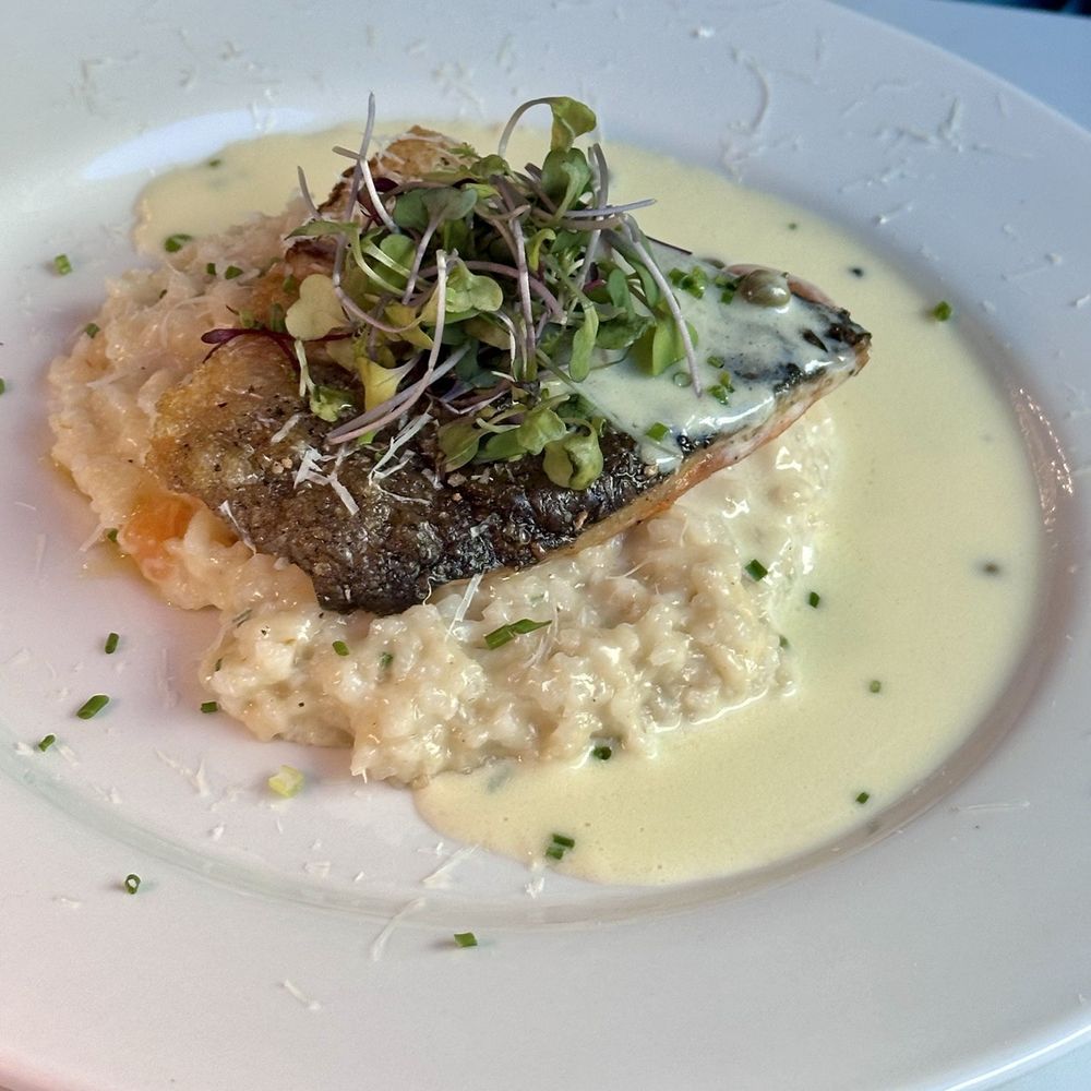 Sticks N Stones - Salmon and risotto - Cocktail Bars Near Me - Hoover, Alabama Sticks N Stones - Salmon and risotto - Cocktail Bars Near Me - Hoover, Alabama