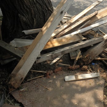 Amalgam Services - Inadvertently backed into by truck at small HOA property - Landscaping Near Me Amalgam Services - Inadvertently backed into by truck at small HOA property - Landscaping Near Me