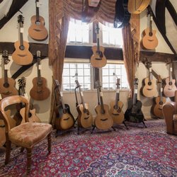 Guitar Village - 15 demo rooms housed in our 15th Century listed building.
