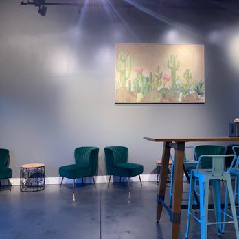 Cactus Bubble Tea - Seating area. No outlets. - Bubble Tea Near Me - Las Vegas, Nevada