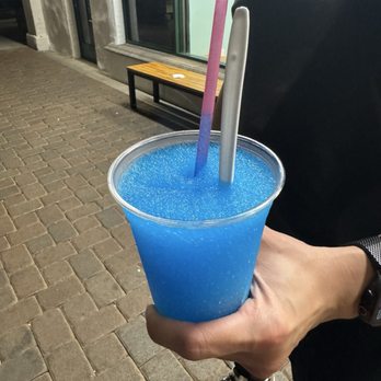 Elite Experience: Strickland's Ice Cream - Blue Raspberry Slushy - Yelp Events Near Me - Costa Mesa, California